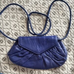 Lauren Merkin Blue Leather Women's Bag